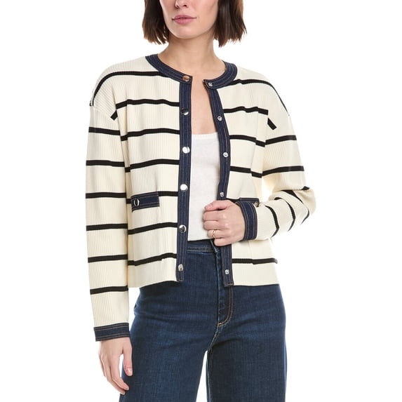 Nanette Nanette Lepore womens Cardigan, m, Beige