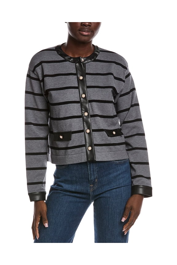 Nanette Nanette Lepore womens  Cardigan, m, Grey