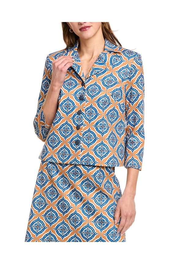 Nanette Nanette Lepore womens Jacket, 14, Blue