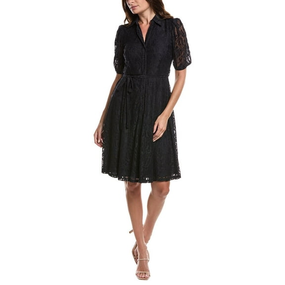 Nanette Nanette Lepore womens  Lace Midi Dress, 10, Blue