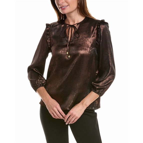 Nanette Nanette Lepore womens Metallic Top, s, Metallic