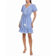Nanette Nanette Lepore womens Midi Dress, 10, Blue