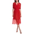 thumbnail image 1 of Nanette Nanette Lepore womens  Midi Dress, 4, Red, 1 of 3