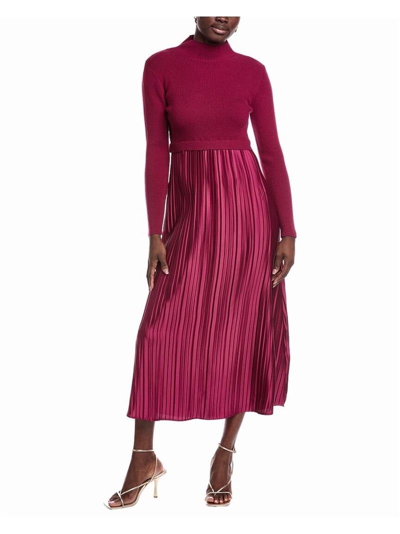 nanette lepore pleated dress Buy Nanette Lepore, Nanette Lepore Womens Short Sleeve Knit Woven Pleated Dress Online