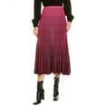 thumbnail image 1 of Nanette Nanette Lepore womens  Pleated Midi Skirt, L, Pink, 1 of 3