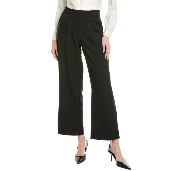 Nanette Nanette Lepore womens Pleated Pant, XL, Black
