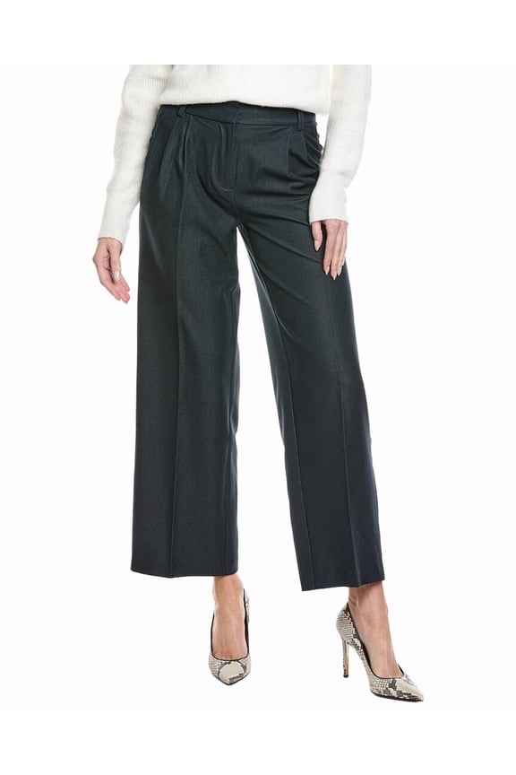 Nanette Nanette Lepore womens Pleated Trouser, 16, Grey