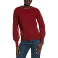 thumbnail image 1 of Nanette Nanette Lepore womens  Pointelle Balloon Sleeve Sweater, XL, Red, 1 of 3