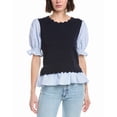 thumbnail image 1 of Nanette Nanette Lepore womens  Pullover, l, Blue, 1 of 3