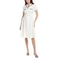 thumbnail image 1 of Nanette Nanette Lepore womens  Ric Rac Shirtdress, 12, White, 1 of 3
