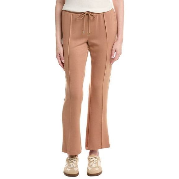 Nanette Nanette Lepore womens  Seam-Front Flare Scuba Pant, l, Brown