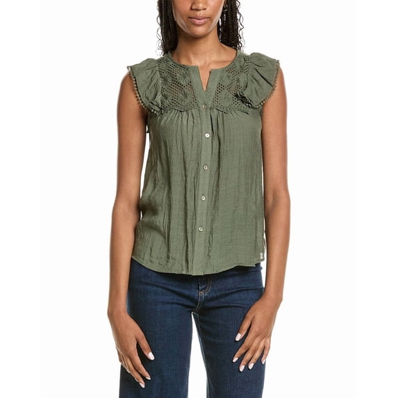 Nanette Nanette Lepore womens Sleeveless Top, s, Green