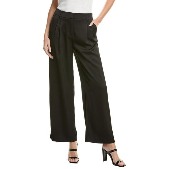 Nanette Nanette Lepore womens  Solid Trouser, XL, Black