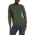 thumbnail image 1 of Nanette Nanette Lepore womens  Studded Front Sweater, l, Green, 1 of 3