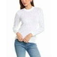 thumbnail image 1 of Nanette Nanette Lepore womens  Studded Sweater, XL, White, 1 of 3