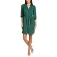 thumbnail image 1 of Nanette Nanette Lepore womens  Tie Waist Shirtdress, 16, Green, 1 of 3