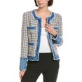 thumbnail image 1 of Nanette Nanette Lepore womens  Tweed Cardigan, l, Tan, 1 of 3