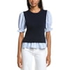 Nanette Nanette Lepore womens Twofer Sweater, m, N