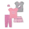 thumbnail image 1 of Nanette Toddler Girl 4PC Unicorn Tutu Set 2T-4T, 1 of 8