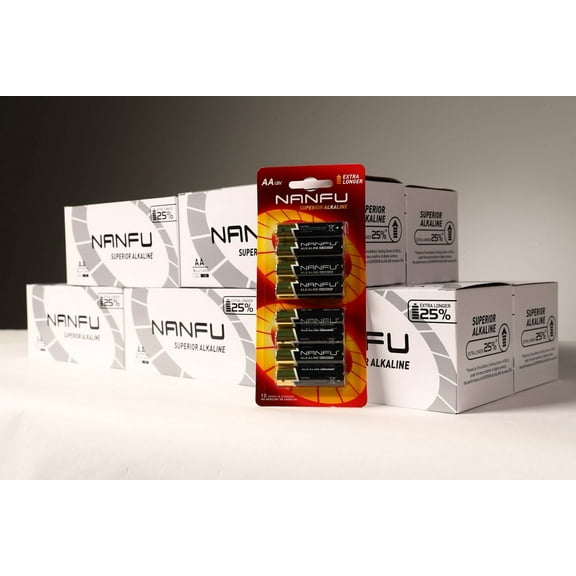 Nanfu Akaline 1.5V AA Batteries 8 Pack Expire Date: 05/2032 ***Purchase 3 get 1 Free ***