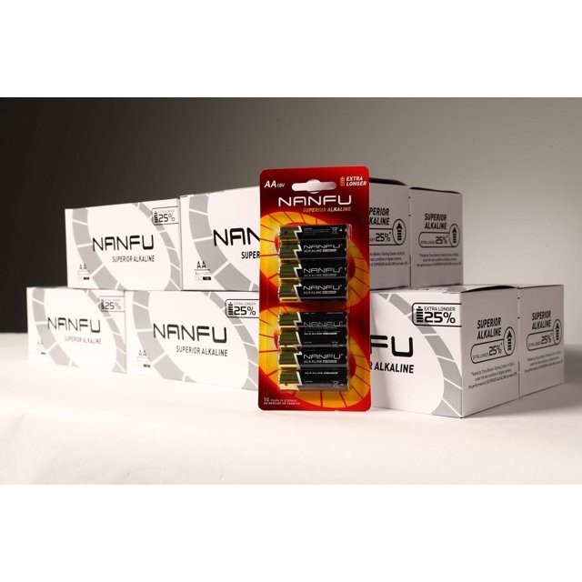 Nanfu Akaline 1.5V AA Batteries 8 Pack Expire Date 05/2032 ***Purchase 3 get 1 Free