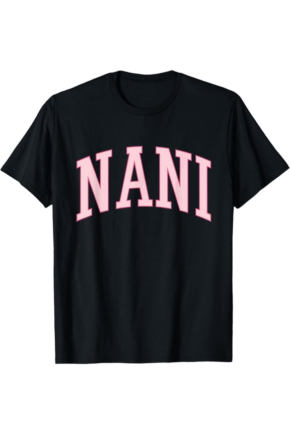 Nani Grandma Pink Preppy Family T-Shirt Size S-5XL