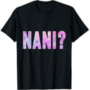Nani? What? Pastel Goth Kawaii Pink Dreamy Colors Word Text T-Shirt