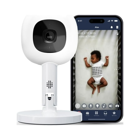 Nanit - Pro Smart Baby Monitor & Flex Stand - White