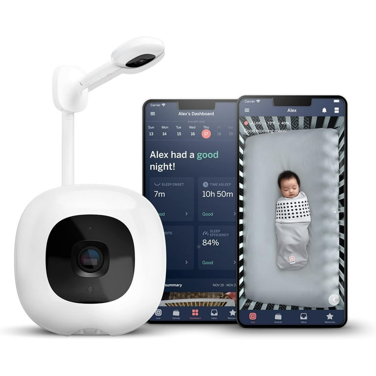 Nanit Pro Smart Baby Monitor with HD Camera & Wall Mount 