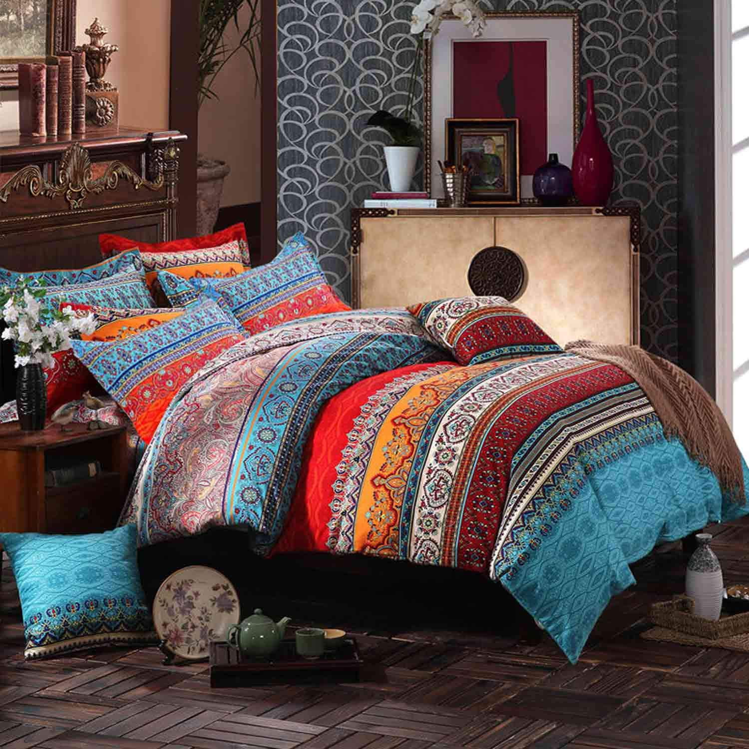 printed down comforter