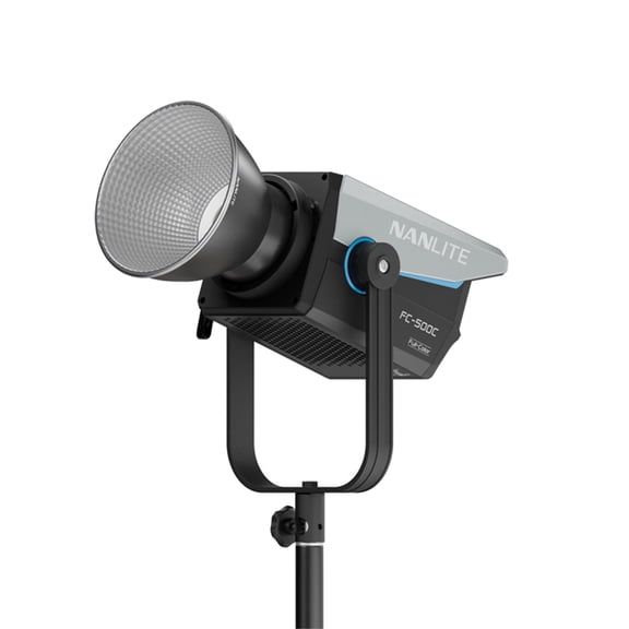 Nanlite FC-500C RGBW Color LED Spotlight Monolight Bowens IOS.Android Compatible