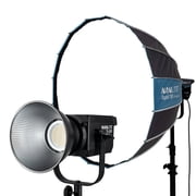 Nanlite FS-200 Daylight 5600K Color Temperature 11 Lighting Effects LED Monolight Bundle with Rapid 90 Parabolic Softbox 2 Items