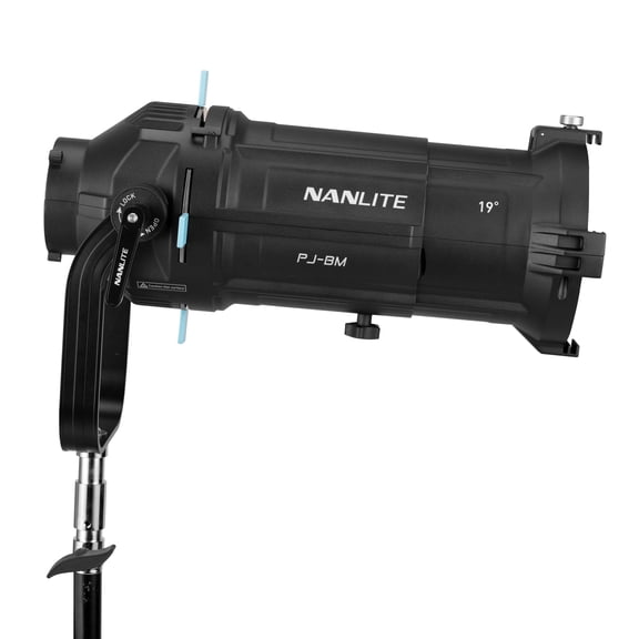 Nanlite PJ-BM Bowens Mount Projection Attachment with 19 Degree Lens