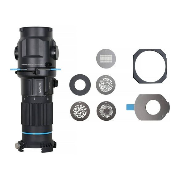 Nanlite Projection Attachment for Bowens Mount (25-45) with 360 Rotation, High Heat Resistance