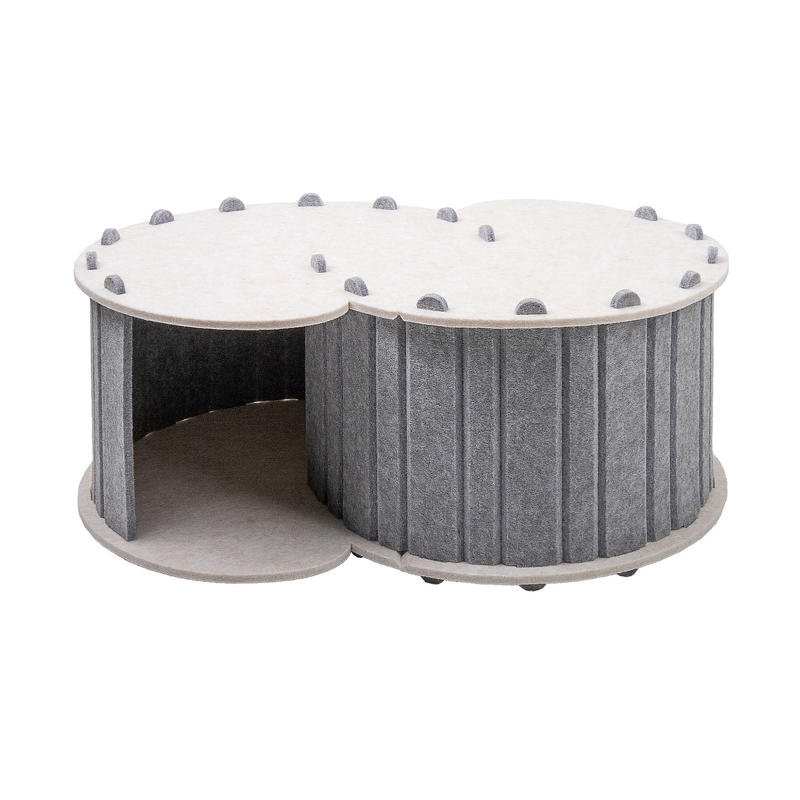 Nanly Cat Tunnel Bed Felt Cat Nest Detachable Cat Hideaway Nap Rest Bed ...