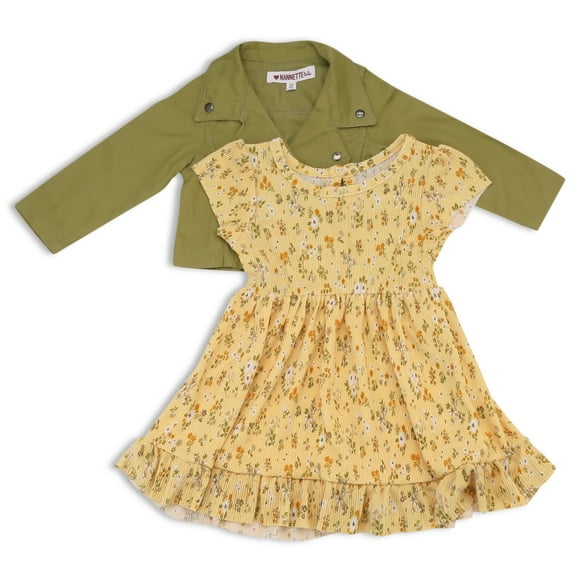 Toddler Girl Dress and Jacket Set, Sizes 2T-4T