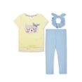 thumbnail image 1 of Nannette Toddler Girls 2Pc Cat Legging Set W/Scrunchie, Size 2T-4T, 1 of 6