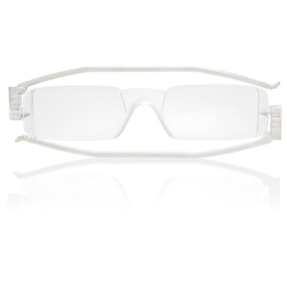 Nannini Italian Folding Travel Reading Glasses Crystal 1.0
