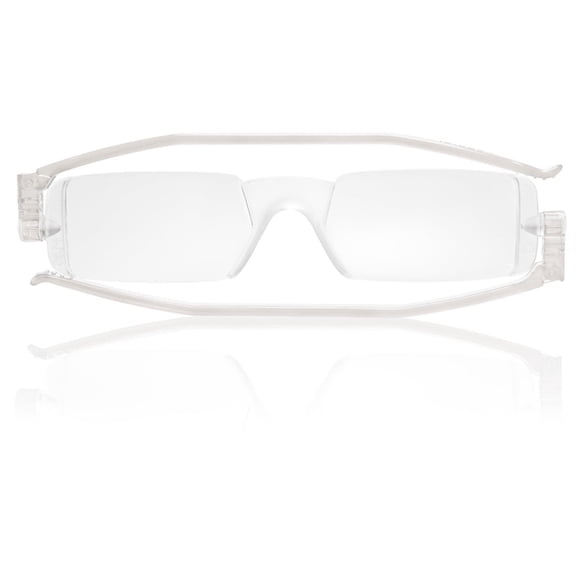 Nannini Italian Folding Travel Reading Glasses Crystal Temples 1.5