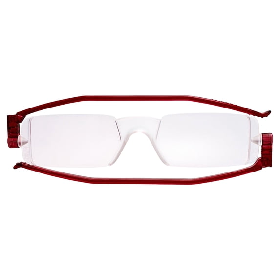Nannini Italian Folding Travel Reading Glasses Red 1.5