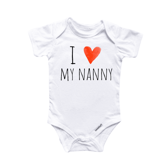 Nanny Nana Grandma - Baby Boy Girl Clothes Infant Bodysuit Funny Cute Newborn