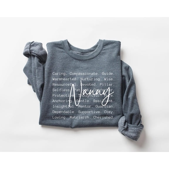 Nanny Sweatshirt, Nanny Crewneck, Nanny Sweater, Nanny, Nanny Shirt TSHIRT All Size S-5XL