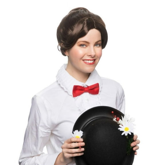 Enigma Wigs 00047 BRN Nanny Color Brown - Enigma Wigs Gibson Edwardian Early 1900 Female Andrews Theater