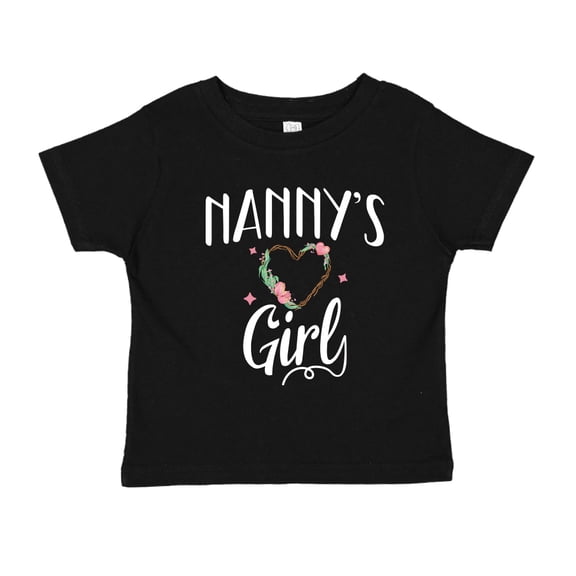Nanny's Girl Toddler T-Shirt 5/6T Black