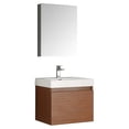 thumbnail image 1 of Fresca Fvn8006 Nano 24" Wall Mounted Single Basin Vanity Set - Wood, 1 of 6