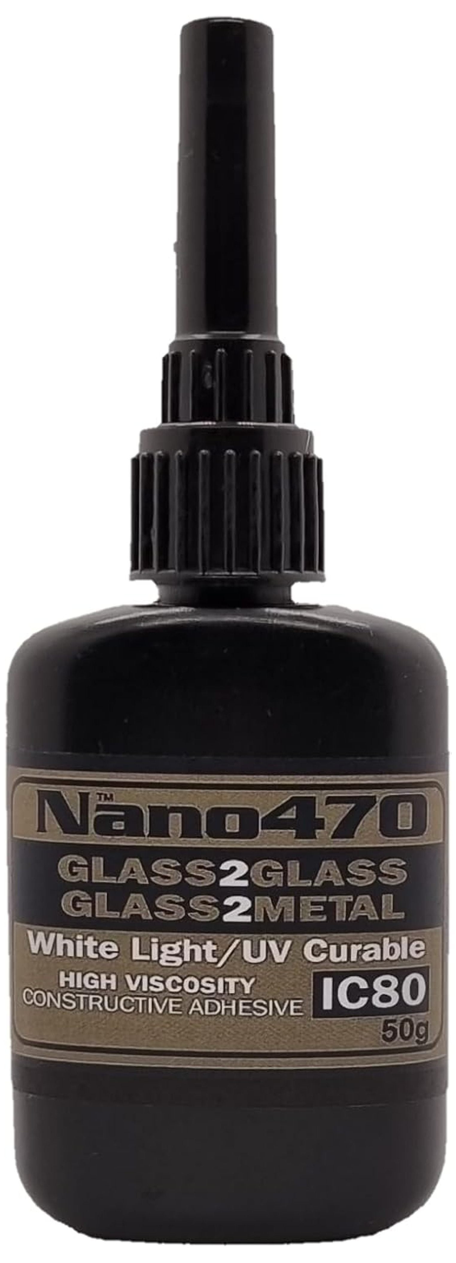 Nano 470. Clear Glue, 50g (Pack of 1) - Super Strength - Fast Setting for Projects and Repairs, Glass and Metal - Construction Clear Construction 50g