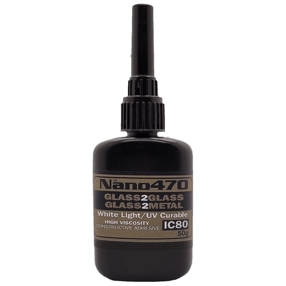 Nano 470. Clear Glue, 50g (Pack of 1) - Super Strength - Fast Setting for Projects and Repairs, Glass and Metal - Construction Clear Construction 50g