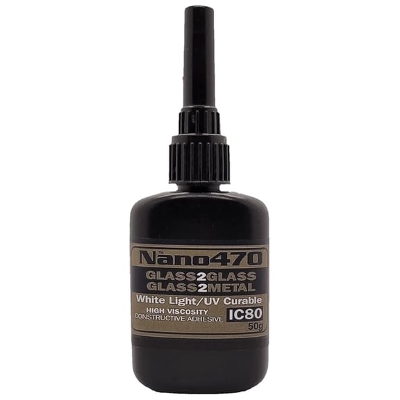Nano 470. Clear Glue, 50g (Pack of 1) - Super Strength - Fast Setting for Projects and Repairs, Glass and Metal - Construction