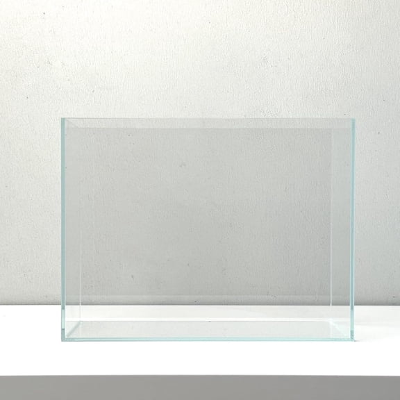 Nano Aquarium kit, Small Betta Fish Aquarium, 2.2 Gallon Rimless Glass Fish Tank with Filter and Light (Transparent, Essential)