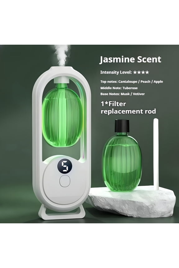 Nano Aroma Diffuser with Night Light, Ultrasonic Spray Technology, 1.69oz Capacity, Leak-Proof & Residue-Free, Professional Aromatherapy Device for Large Rooms & Offices, Comes with Aroma Oil